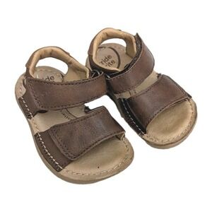 Stride Rite Little Boys Toddler SRT ARU Sandals Leather Lined Memory Foam Size 4